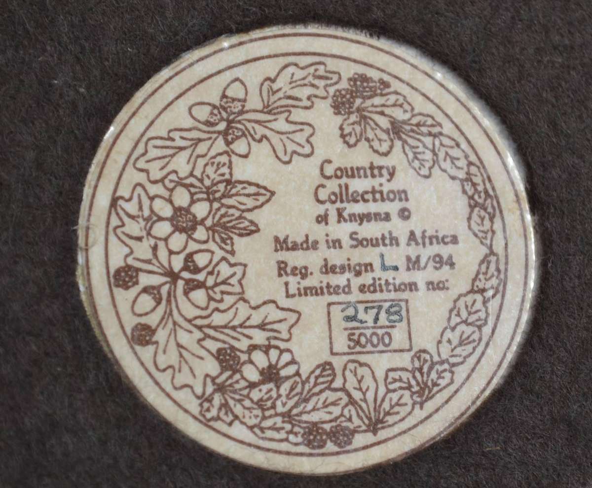 Collectable "Country Collection of Knysna" Limited Edition Country Mice