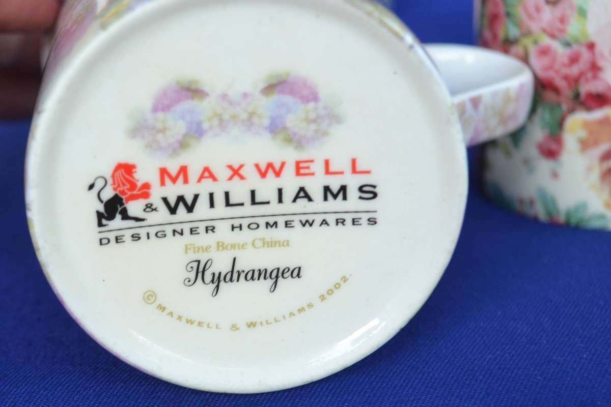 Maxwell & Williams Assorted Chintz Style Coffee Mugs - 9 Pieces