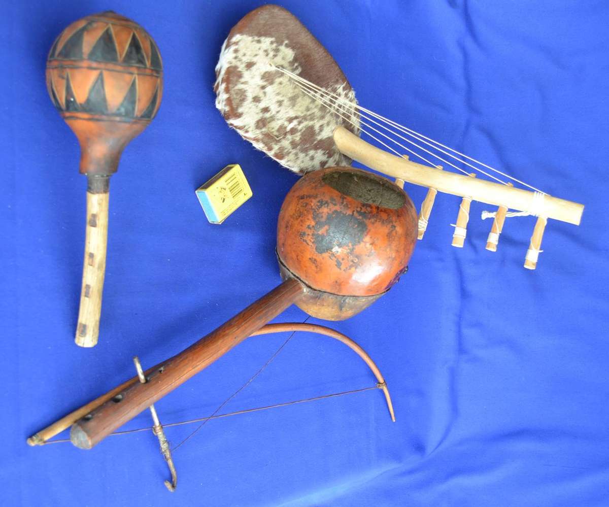 Vintage Hand Crafted African Musical instruments