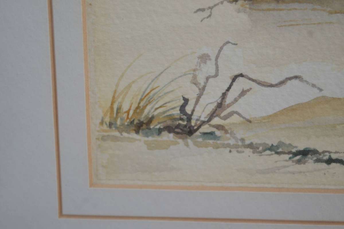 Framed watercolour Landscape