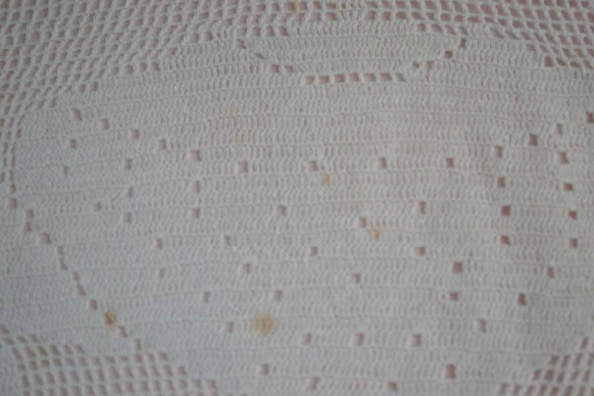 Framed Vintage Mary Card  Fillet Crochet Tea Cosy - The Cup That Cheers