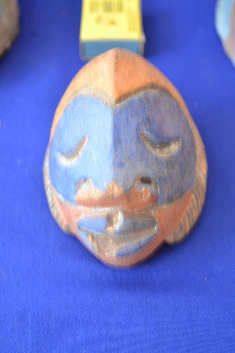 Hand Crafted Ancient Artefact Style Clay Masks