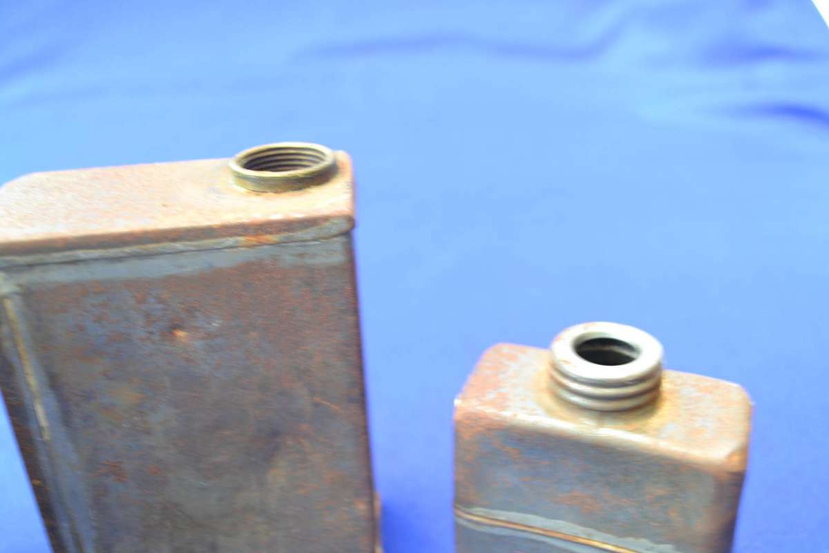 Vickers Machine Gun Oil Cans - Vintage Military Issue