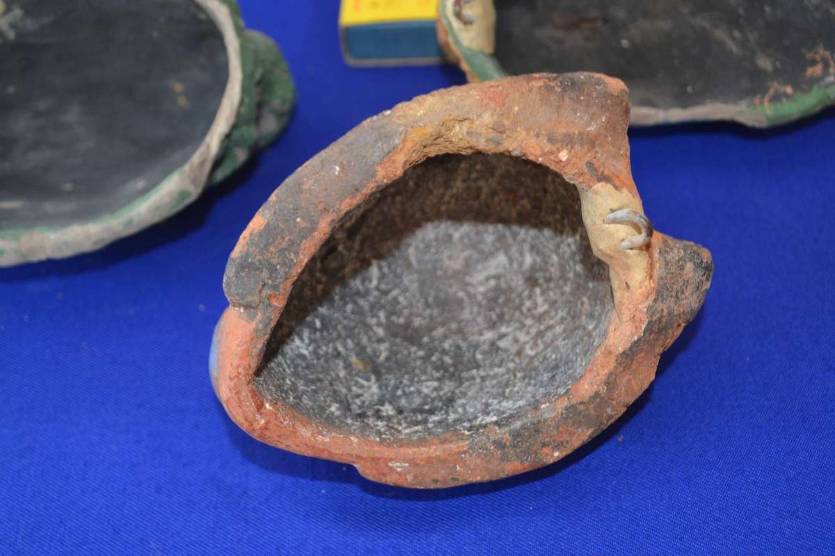 Hand Crafted Ancient Artefact Style Clay Masks