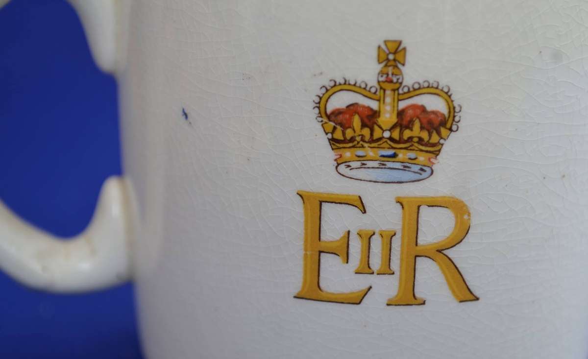 Royal Tudor ware Commemorative Mug - Coronation of Queen Elizabeth II 1953