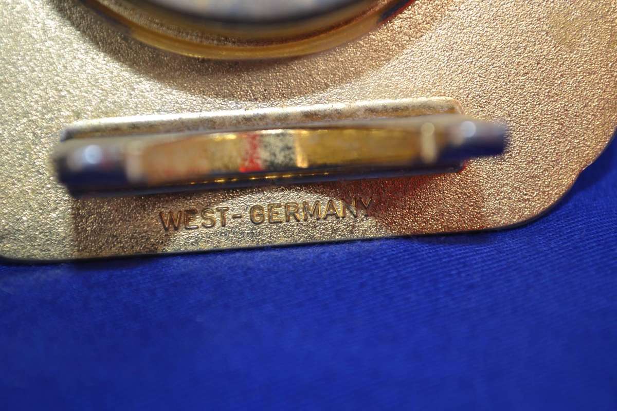 Gruen Quartz Octagon Table Alarm Clock - Vintage - West Germany