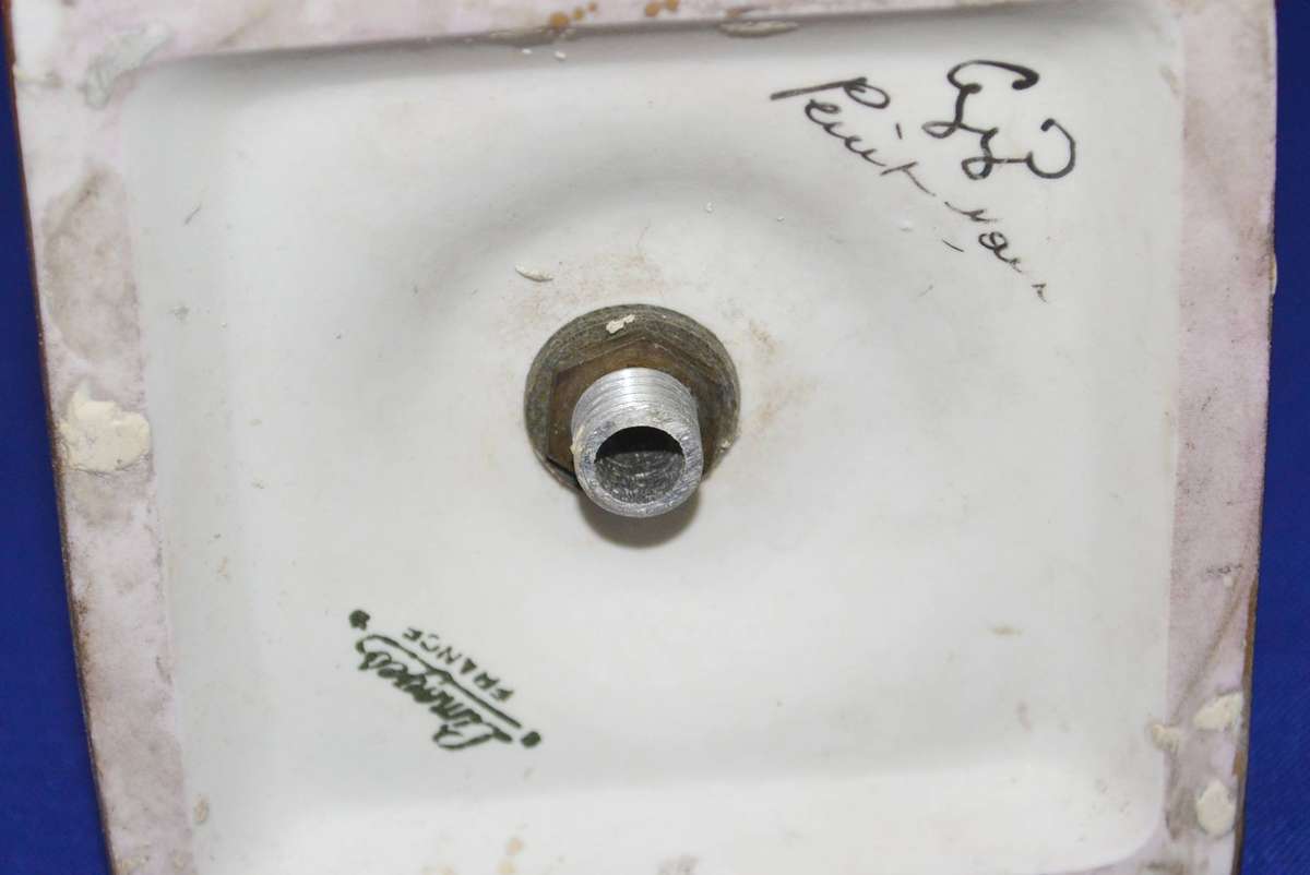 Vintage Hand Painted Limoges Urn Vase with Swan Handles