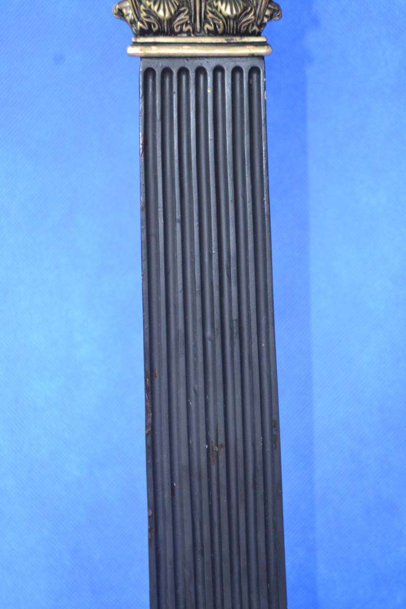 Vintage Aluminium Corinthian Column Candle Holder