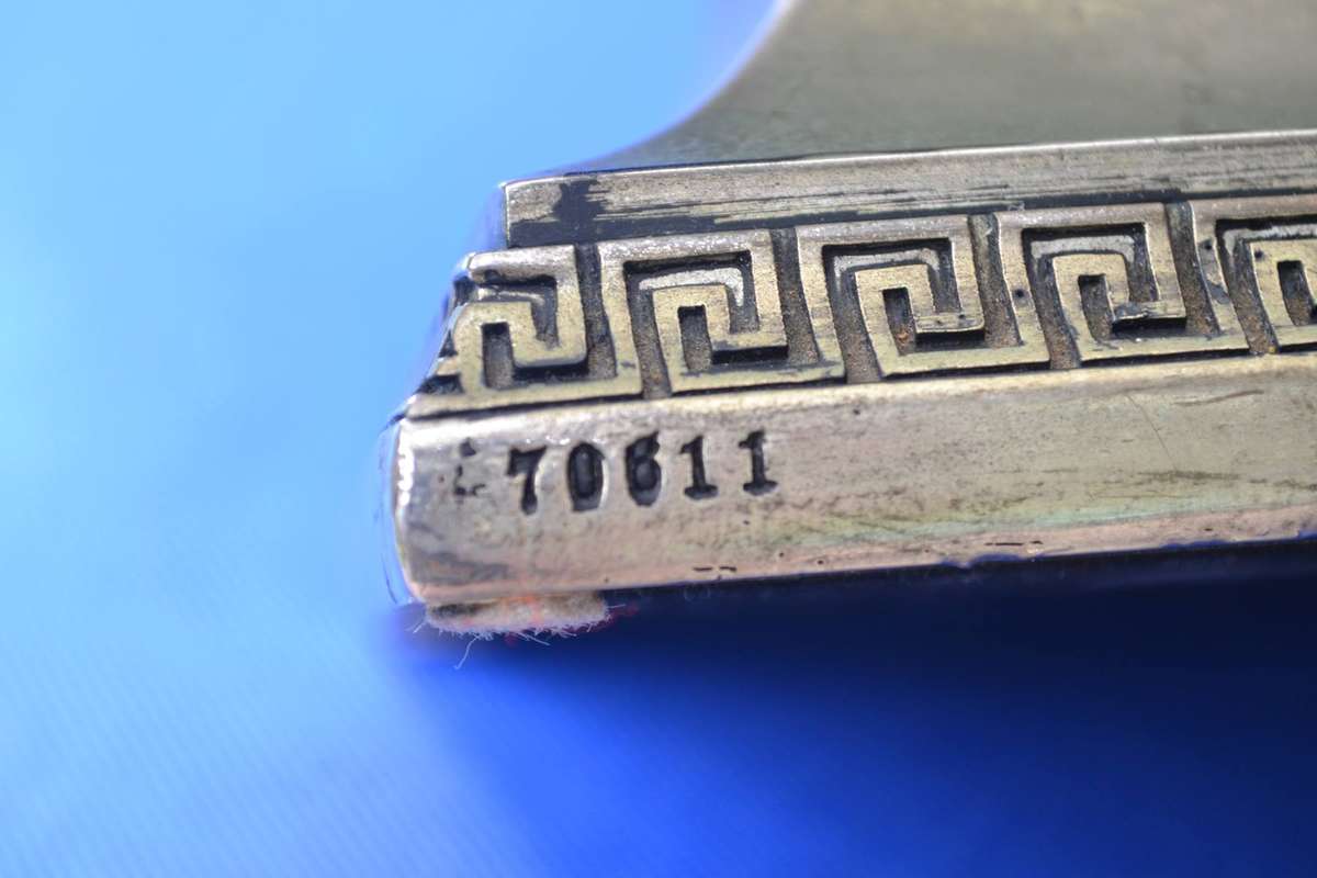 Vintage Aluminium Corinthian Column Candle Holder