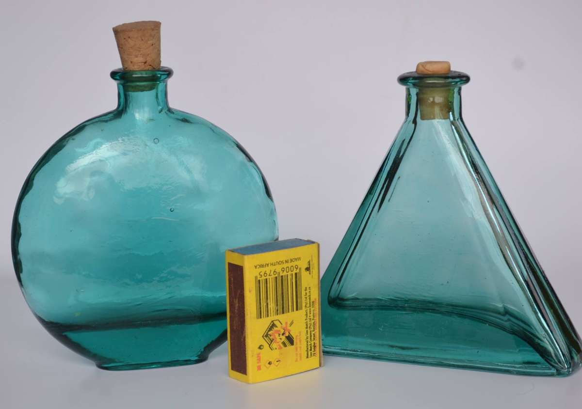 Assorted  Collectable bottles - 2 Pieces