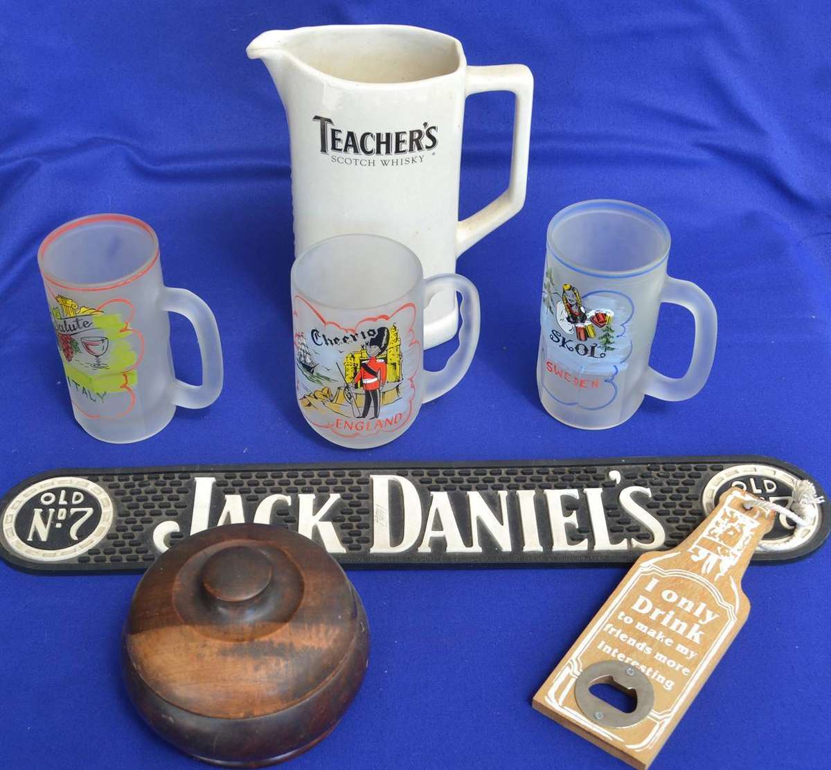 Assorted Vintage Bar Accessories - 7 Pieces