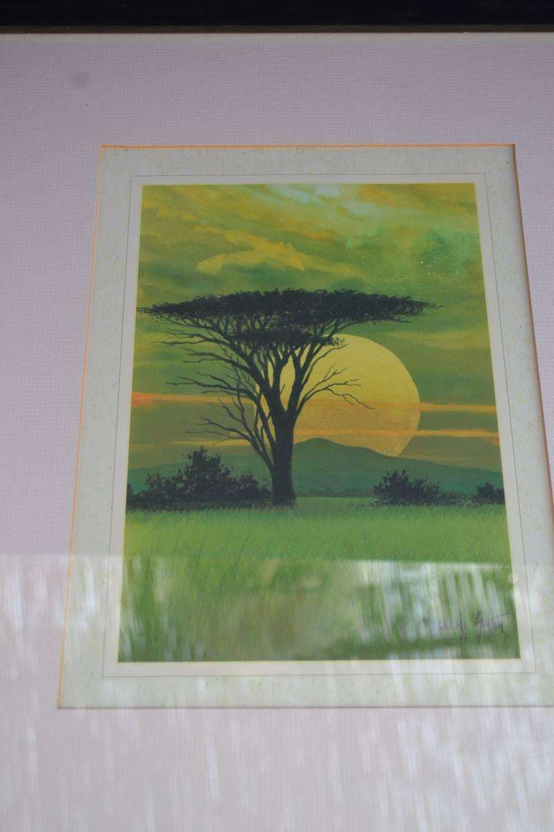 Malachi Smith - Signed by the Artist, framed behind glass