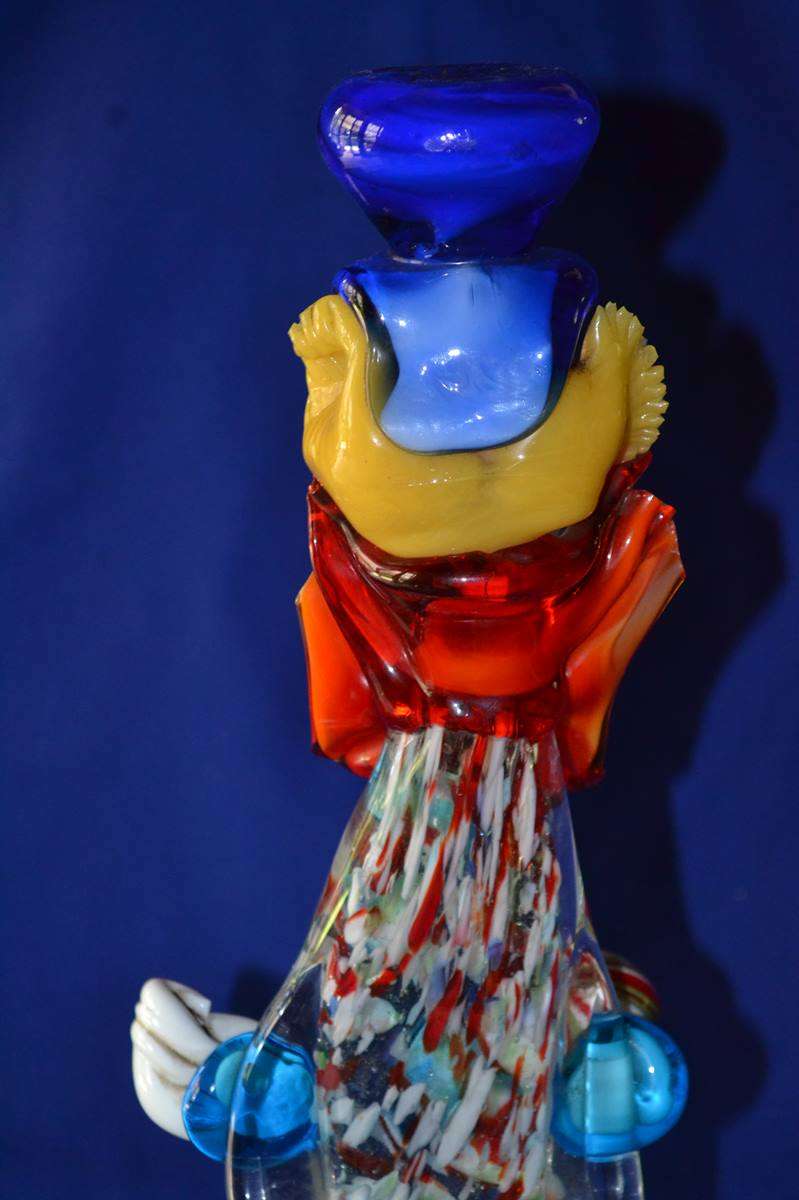 Vintage Murano Blown Venetian Glass Clown