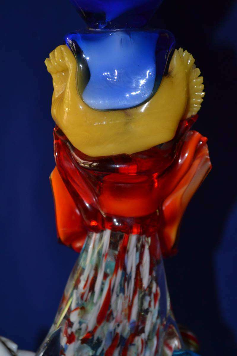 Vintage Murano Blown Venetian Glass Clown
