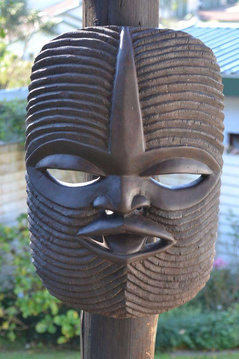 Vintage Carved Songye Mask - Central Democratic Republic of Congo