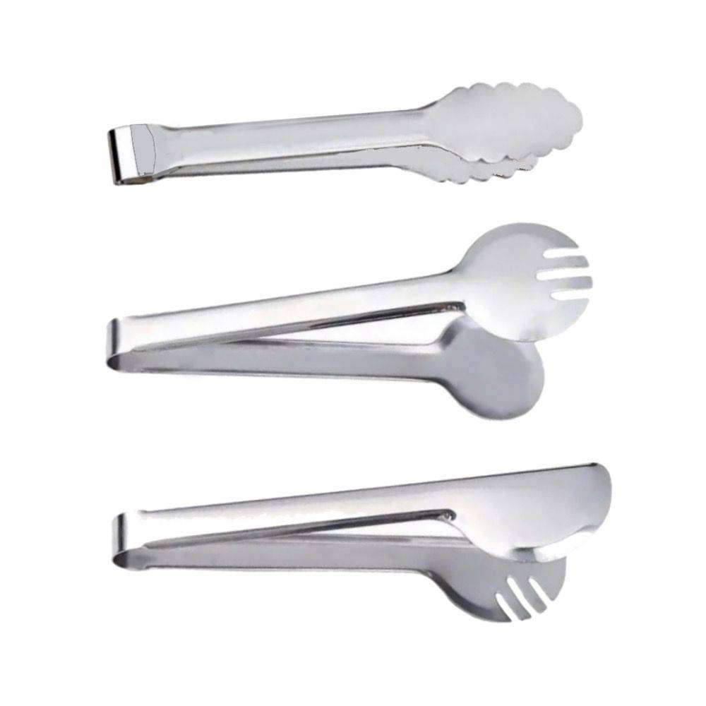 Multi-Use Set of Stainless Steel Kitchen Tongs  Tong Cookware Set (3pc)
