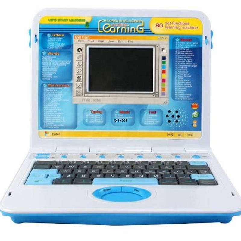 Kids Educational Learning Laptop BT- Blue, White