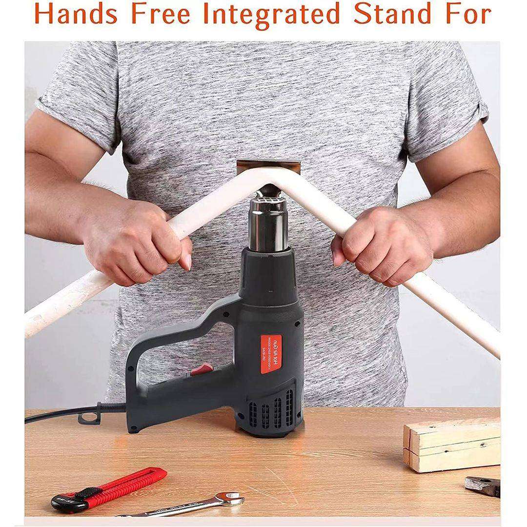 2000W Heat Gun Strong Power Hot Air Gun 2 Speeds for Crafts Shrink PVC