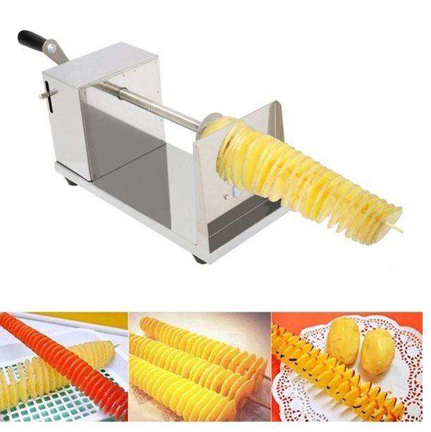 Stainless Steel Spiral Potato Cutter For Home