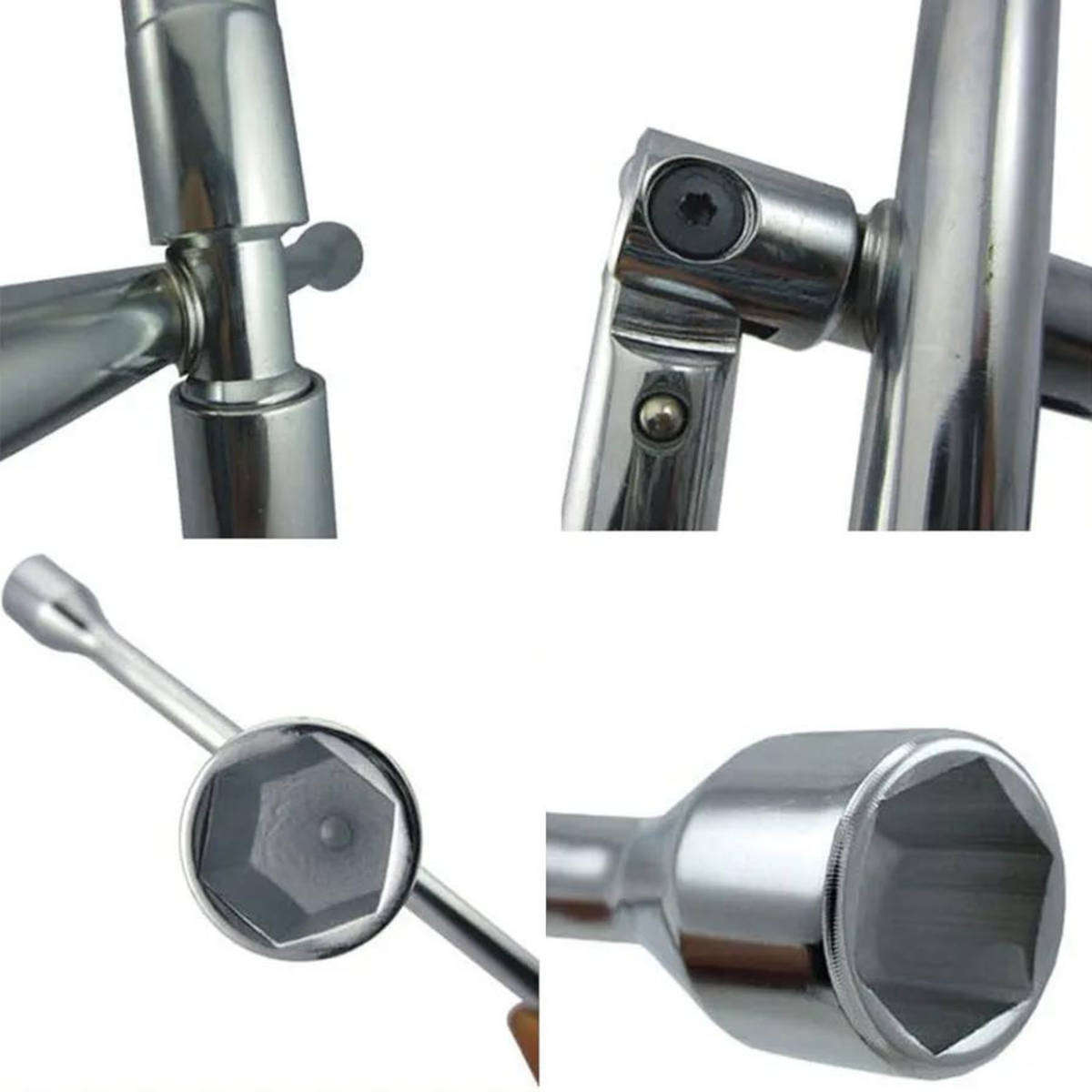 Foldable Socket wrench Folding Cross 14 Inch Tire Wrench Remover Spanner