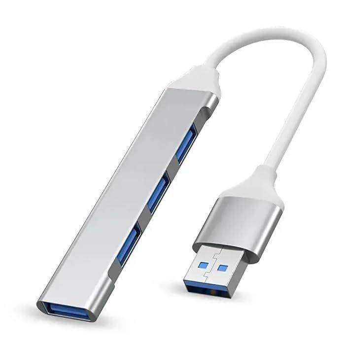 USB Hub 3.0 | 4-Port USB Ultra Slim Data Hub USB Splitter Extension Hub (GD