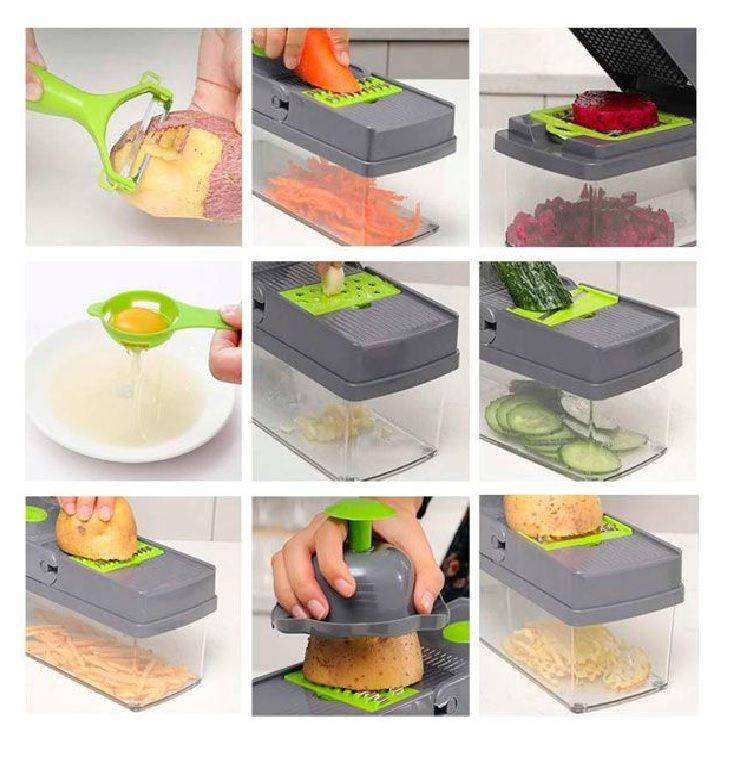 14Pcs Veggie Slicer Multifunction Slicers Veggie Slicer Multifunction Slicer