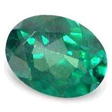 Topaz - Teal Green Oval Facet - 0,955cts