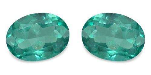 Topaz - Teal Green Oval Facet - 0,955cts