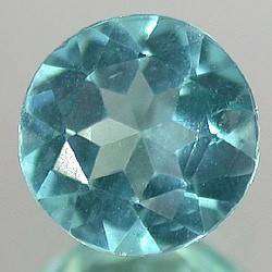 Apatite - Paraiba Blue-Green Round Cut - 0,98cts
