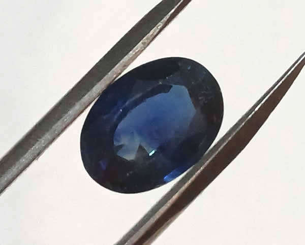 Sapphire - Dark Blue Oval Facet - 1,06cts