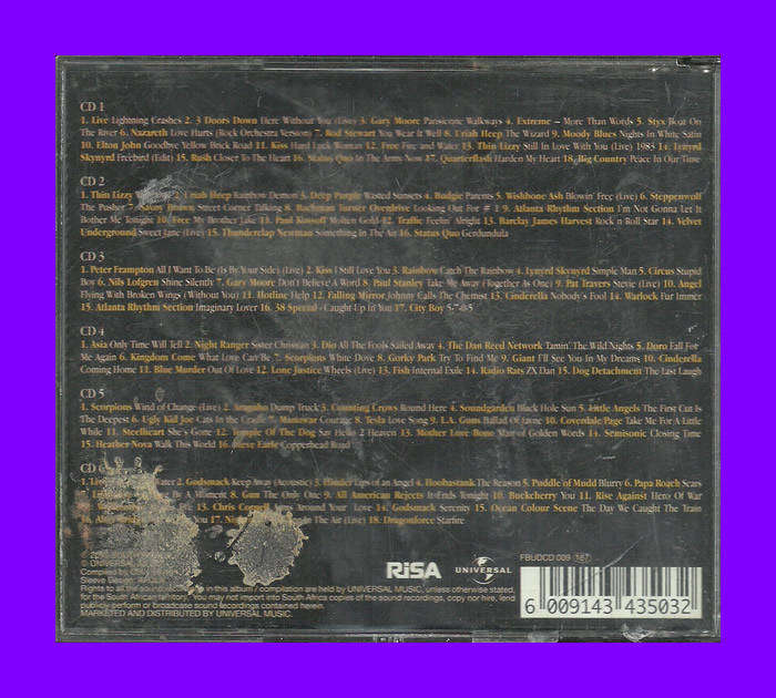 Music CD - 100 Rock Essentials (6 CD Set)