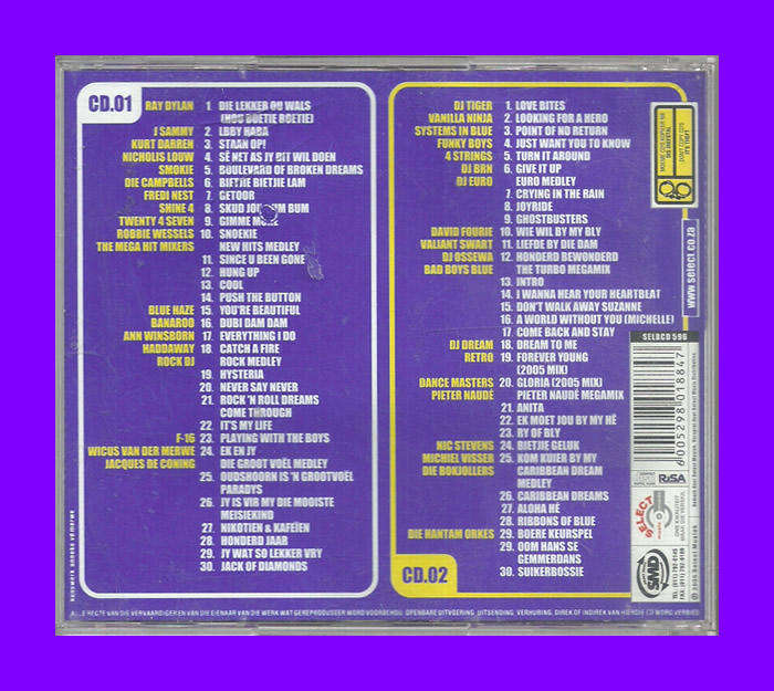 Music CD - 30 + 30 Goue Sokkie Treffers 8 - Various Artists