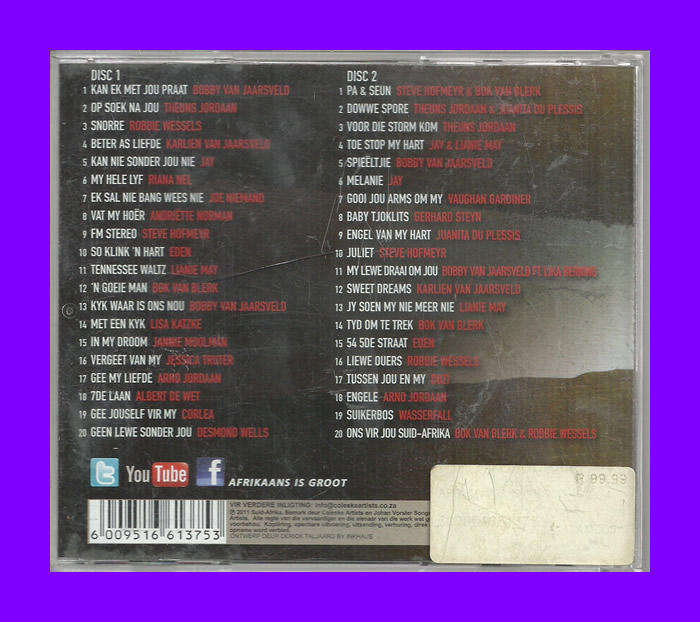 Music CD - Afrikaans Is Groot Vol. 4  - (Disc 1 ONLY)