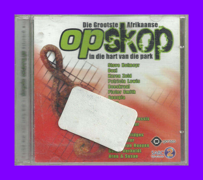 Music CD - Die Grootste Afrikaanse Opskop In Die Hart Van Die Park.