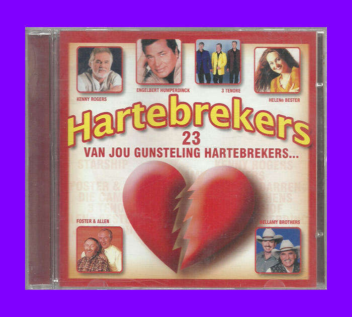 Music CD - Hartebrekers - 23 Van Jou Gunsteling Hartebrekers...