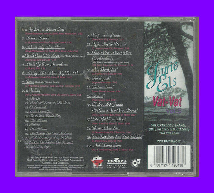 Music CD - Jurie Els - Vat-Vat Vol.3 (Signed)
