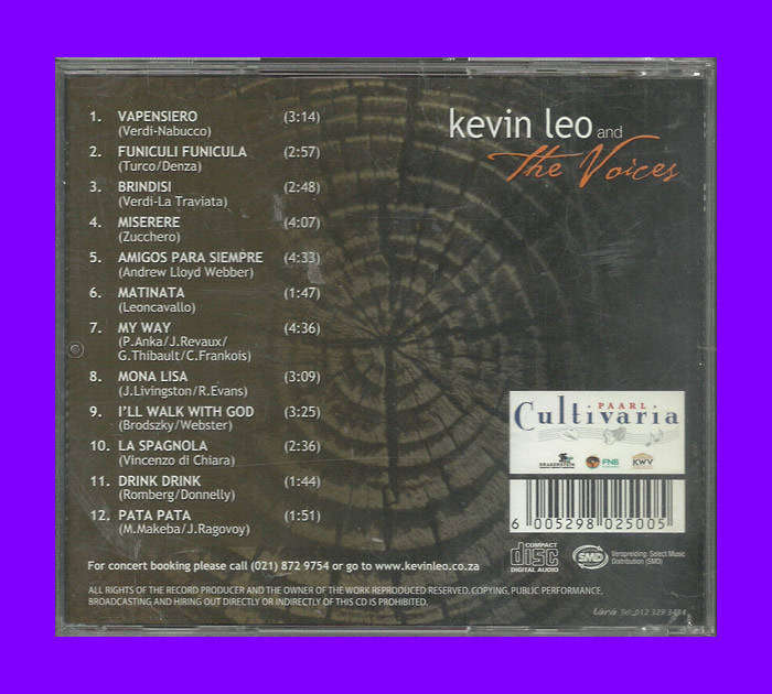 Music CD - Kevin Leo And The Voices