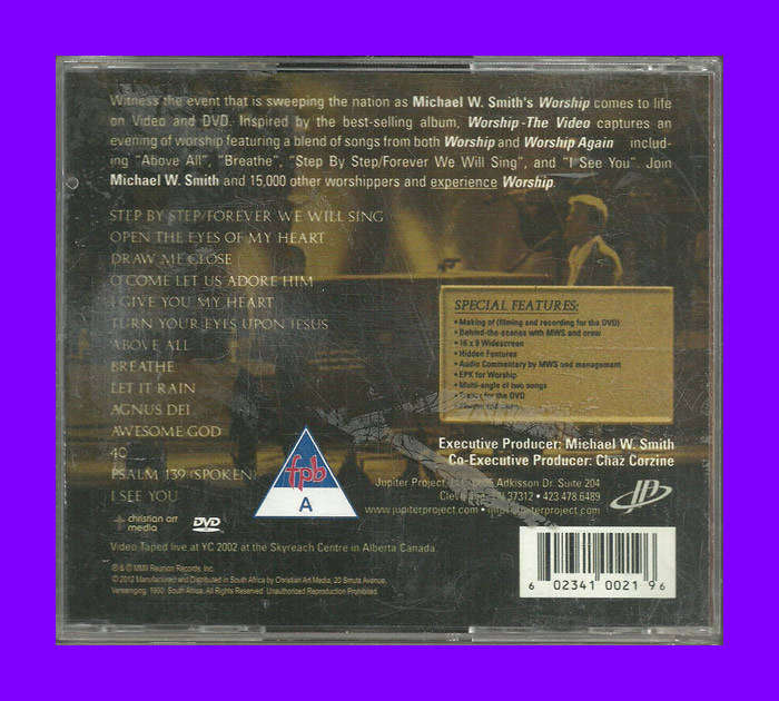 Music CD - Worship - Michael W Smith