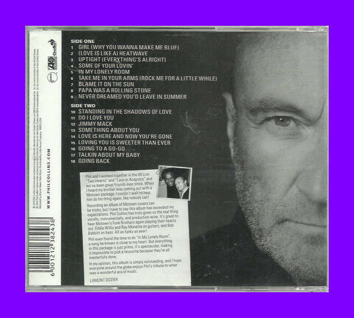 Music CD - Phil Collins - Going Back