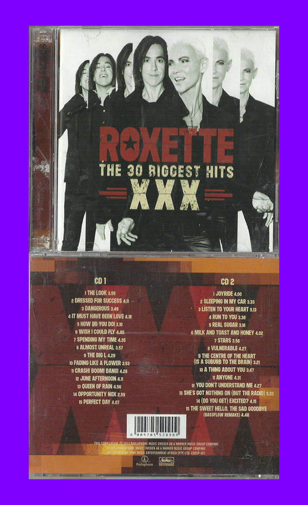 Music CD - Roxette - XXX - The 30 Biggest Hits