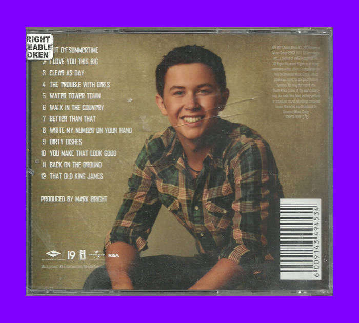 Music CD - Scotty McCreery - Clear As Day