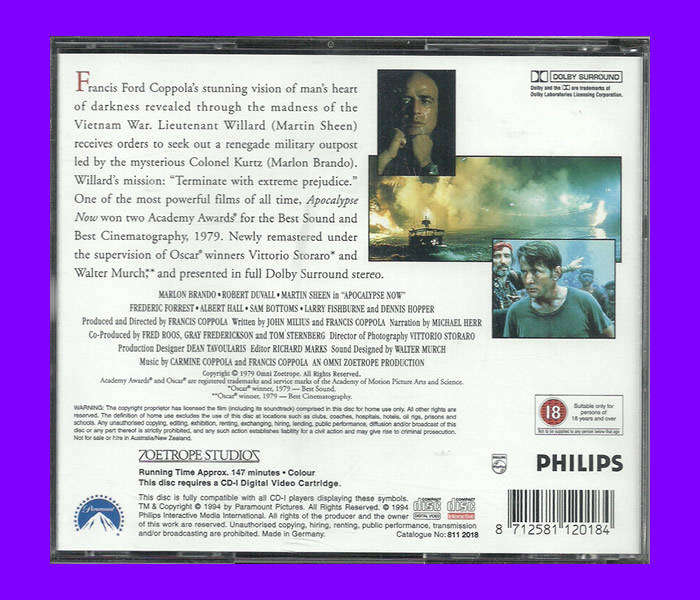 VIDEO CD (CD - i) - Apocalypse Now