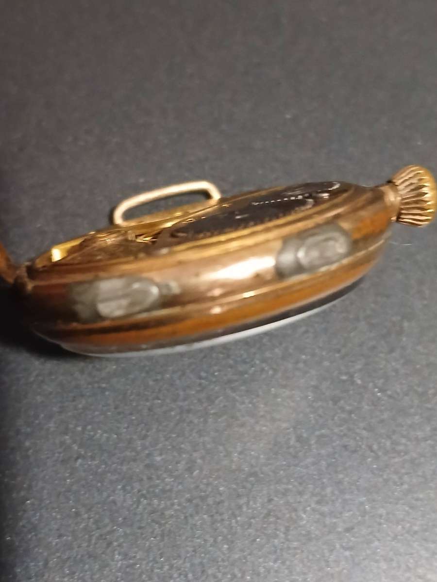 Elgin Wrist Trench  Watch. 1917 WW1 with 7 Jewel Double Roller Movement. (Rare) NOT WORKING