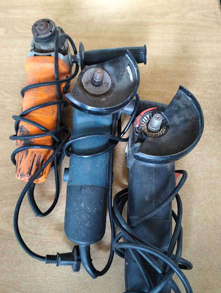3 X Angle grinders
