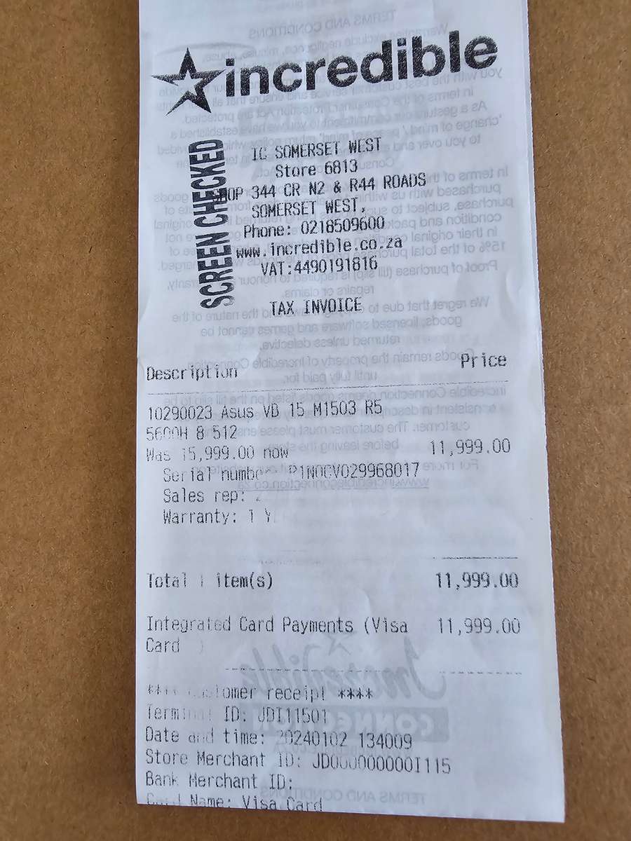 Asus Vivobook 15X OLED M1503