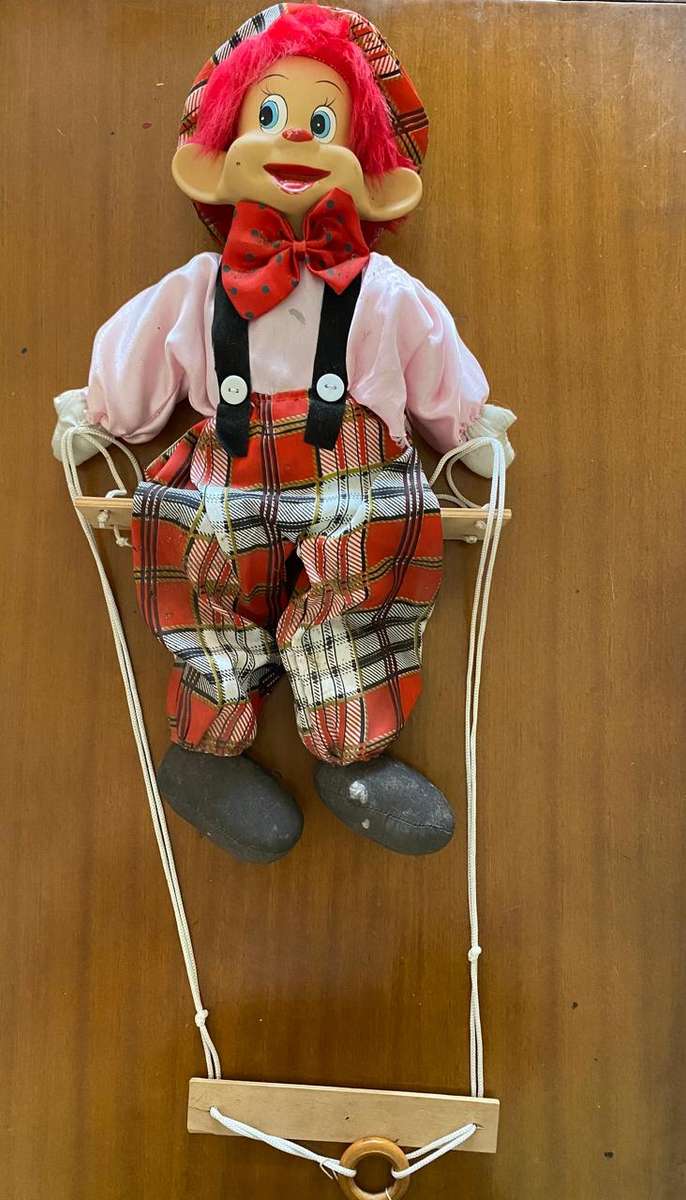 3 Porcelain dolls- Boy, girl and clown