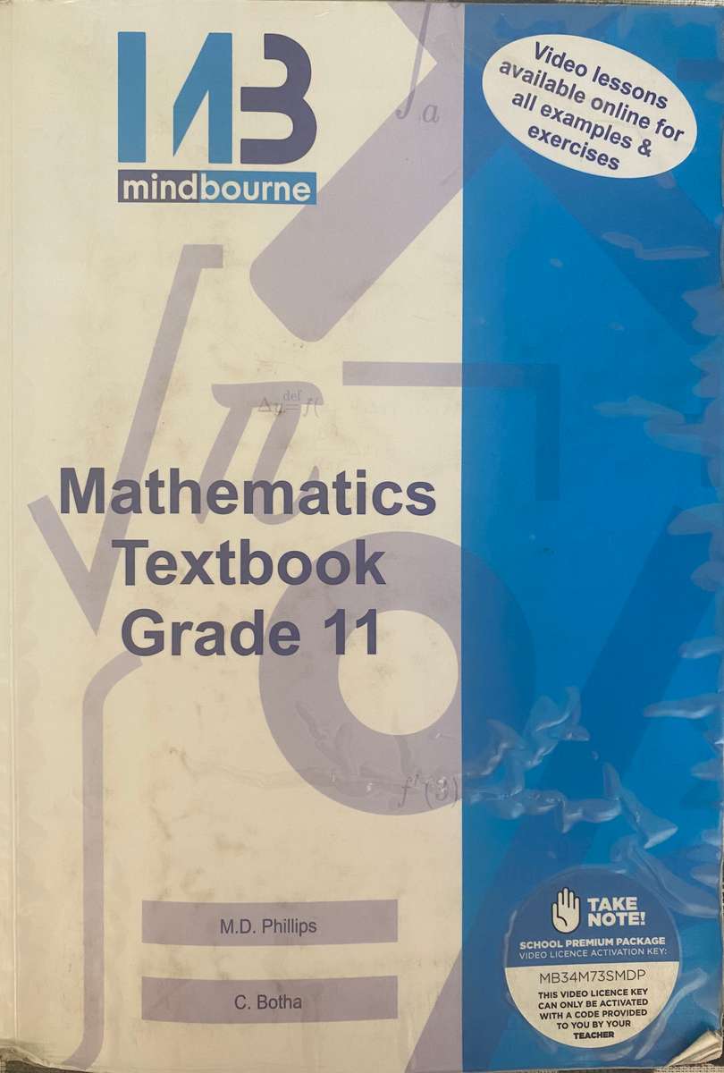 Mindbourne mathematics grade 11 textbook