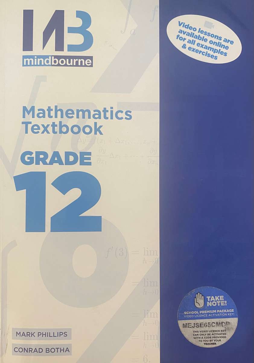 Mindbourne mathematics grade 12 textbook