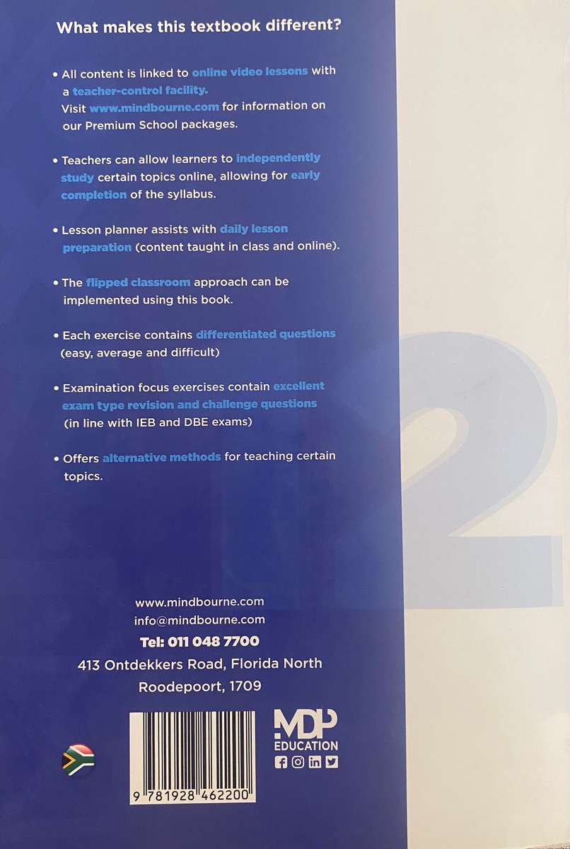 Mindbourne mathematics grade 12 textbook