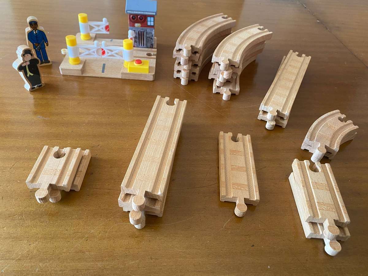 Thomas and friends mixed wooden track set